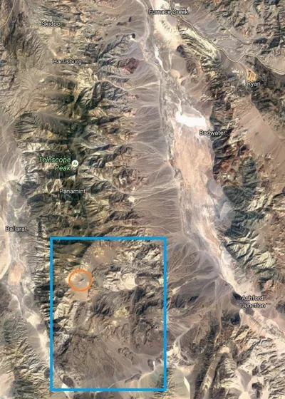 Death Valley Germans - Location Key