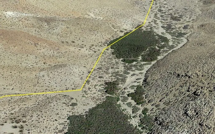 Death Valley Germans - Path via Willow Spring